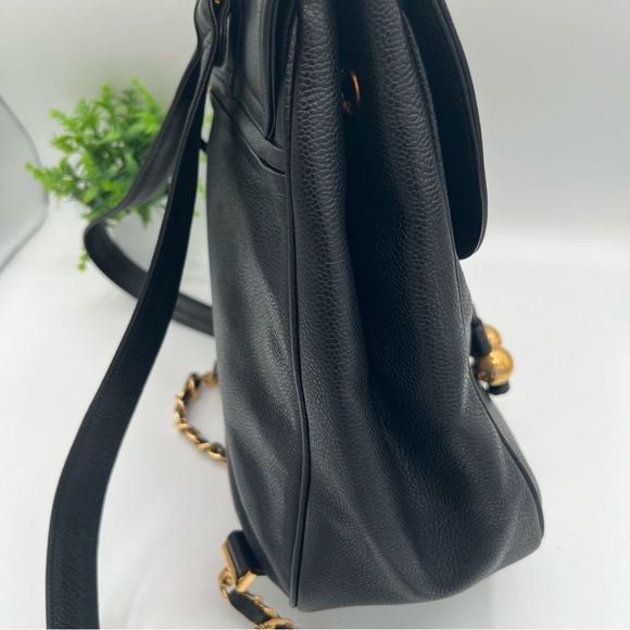 ❗️SOLD ❗️Chanel backpack caviar skin 24k gold plated hardware❤️ - Picture 6 of 16